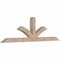 Ekena Millwork Richland Smooth Timber Gable Bracket, Douglas Fir, 72"W x 21"H x 3 1/2"D x 3 1/2"F, 7/12 Pitch GBW072X21X0404RIC00SDF - alternate 3